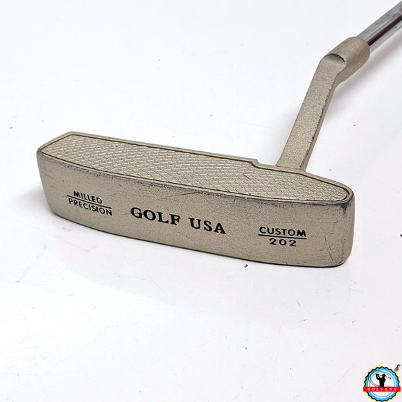 GOLF USA Milled Precision Custom 202 Blade Putter 35.5" RH Steel Shaft Good Grip - Picture 1 of 16